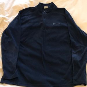 Used Men’s Columbia 1/4 zip navy blue XL